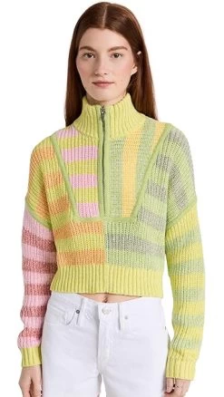 STAUD Cropped Hampton Sweater -Staud Outlet Store staud314851f6d4 1676313314084 2 0. UX357 QL90