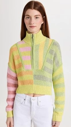 STAUD Cropped Hampton Sweater -Staud Outlet Store staud314851f6d4 1676313315016 2 0. UX357 QL90