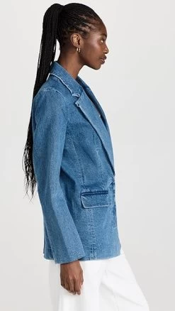 STAUD Maxwell Blazer 9 STAUD Maxwell Blazer -Staud Outlet Store staud3148812004 1677619724809 2 0. UX357 QL90