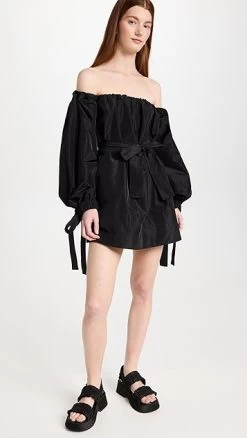 STAUD Mini Colby Dress -Staud Outlet Store staud315221071b 1676072434049 2 0. UX357 QL90