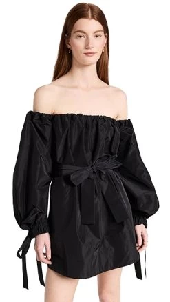 STAUD Mini Colby Dress -Staud Outlet Store staud315221071b 1676072435141 2 0. UX357 QL90