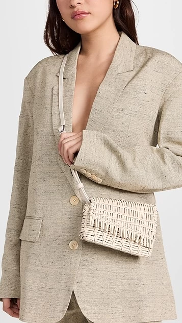 STAUD Acute Woven Crossbody Bag 2 STAUD Acute Woven Crossbody Bag - Image 2