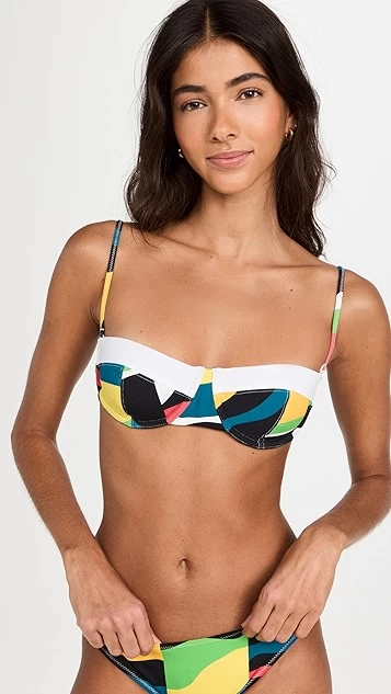 STAUD Jo Balconette Bikini Top 1 STAUD Jo Balconette Bikini Top