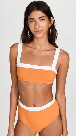 STAUD Liv Bikini Top