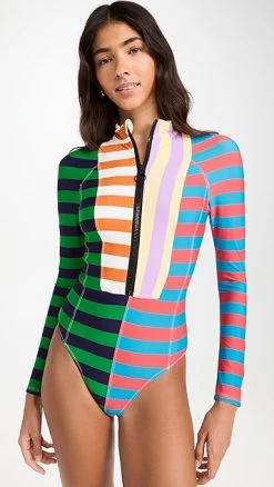 STAUD Amalia Rash Guard -Staud Outlet Store staud31640200bf 1680645254968 2 0. UX357 QL90