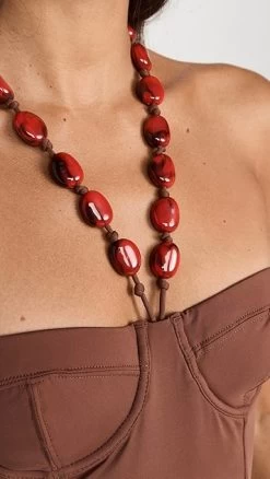 STAUD Harper Beaded One Piece -Staud Outlet Store staud3164112700 1680819220912 2 0. UX357 QL90