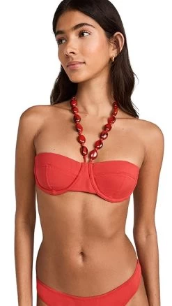 STAUD Sydney Beaded Bikini Top -Staud Outlet Store staud3164212623 1680819218880 2 0. UX357 QL90