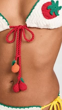 STAUD Crochet Bikini Top -Staud Outlet Store staud316451b670 1680799780363 2 0. UX357 QL90