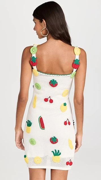 STAUD Mini Maracuya Knit Dress 2 STAUD Mini Maracuya Knit Dress - Image 2