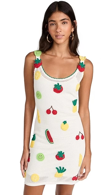 STAUD Mini Maracuya Knit Dress 6 STAUD Mini Maracuya Knit Dress - Image 6