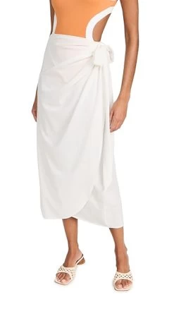 STAUD Angelica Wrap Skirt -Staud Outlet Store staud31655102ca 1680640503363 2 0. UX357 QL90