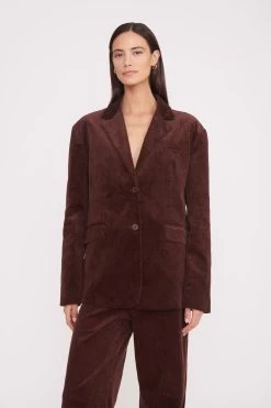 TREK OVERSIZED BLAZER | MAHOGANY