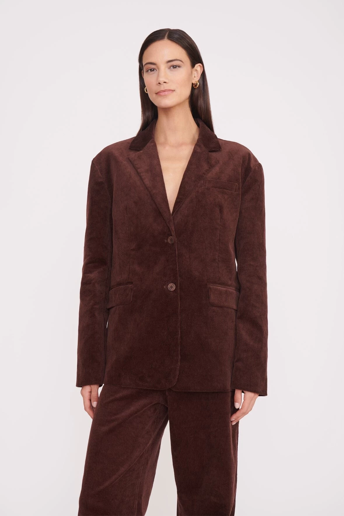 TREK OVERSIZED BLAZER | MAHOGANY