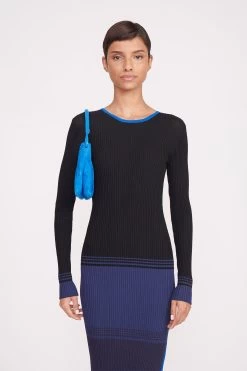 VALERIE SHOULDER BAG | DIRECTOR BLUE SUEDE -Staud Outlet Store valerie shoulder bag director blue 2 e33602d2 f971 4feb b33d 6a013c393ca2