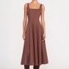 WELLS DRESS | MAHOGANY