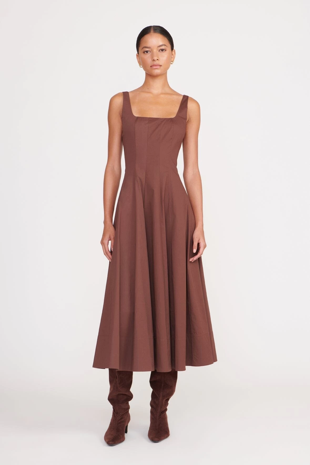 WELLS DRESS | MAHOGANY 1 WELLS DRESS | MAHOGANY