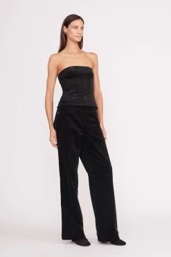 WOODGRAIN TOP | BLACK 7 WOODGRAIN TOP | BLACK -Staud Outlet Store woodgrain top black 4 dd4811a4 2afe 488d af26 b8819b20b38d