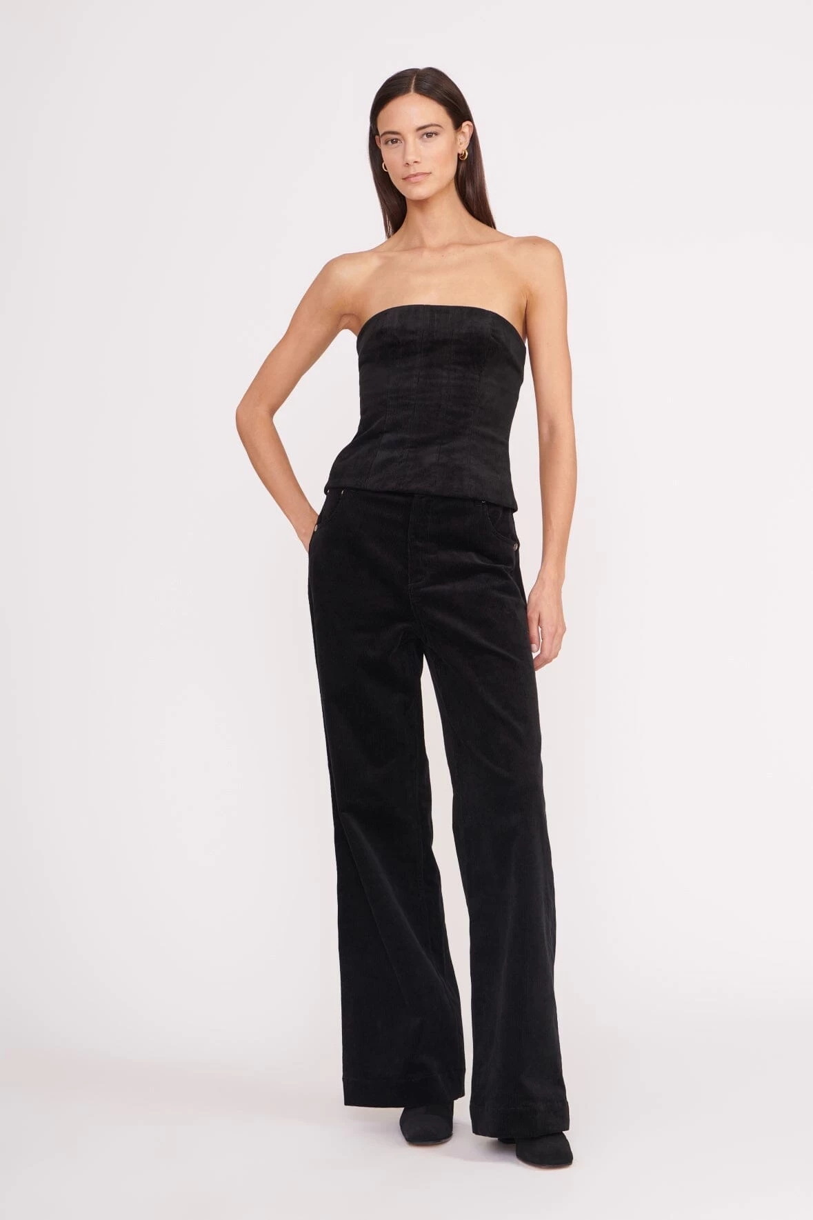 WOODGRAIN TOP | BLACK 2 WOODGRAIN TOP | BLACK - Image 2